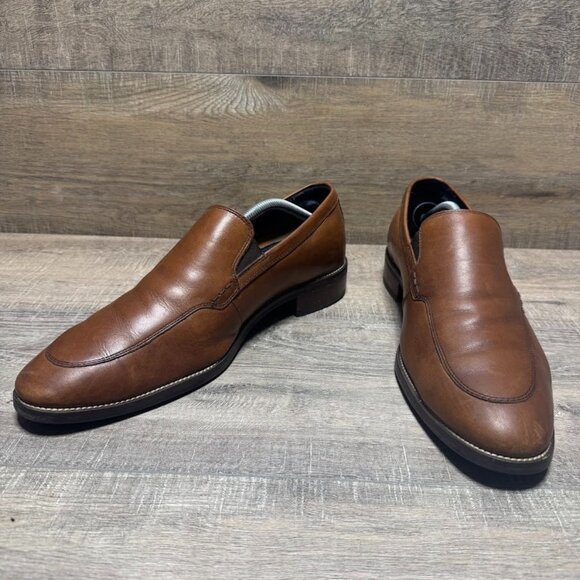 Cole Haan Lenox Hill Venetian Brown Leather Loafers Men's Size 11.5 - Picture 1 of 7